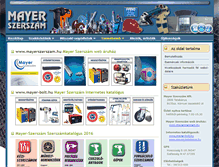 Tablet Screenshot of mayer-szerszam.hu